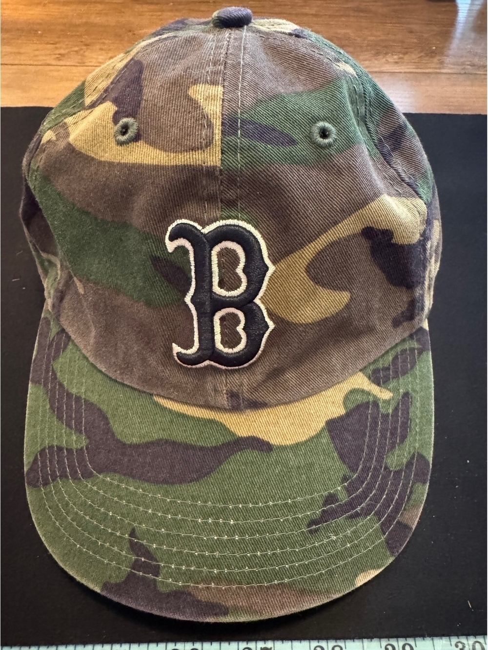 Boston Red Sox Camo Baseball Hat Cap Size Small